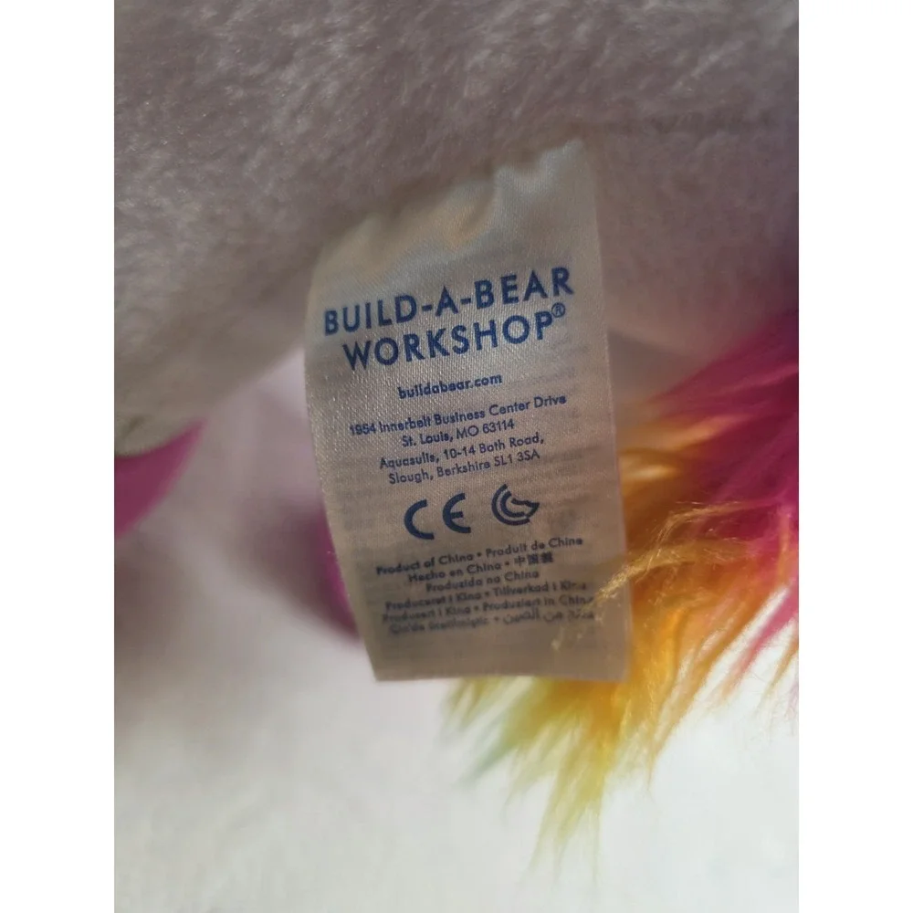 Build A Bear Rainbow Unicorn Stuffed Animal 16